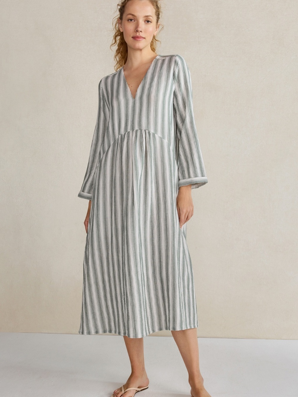 Haven Well Within COTTON GAUZE CAFTAN Size Medium